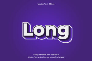 retro text effect purple
